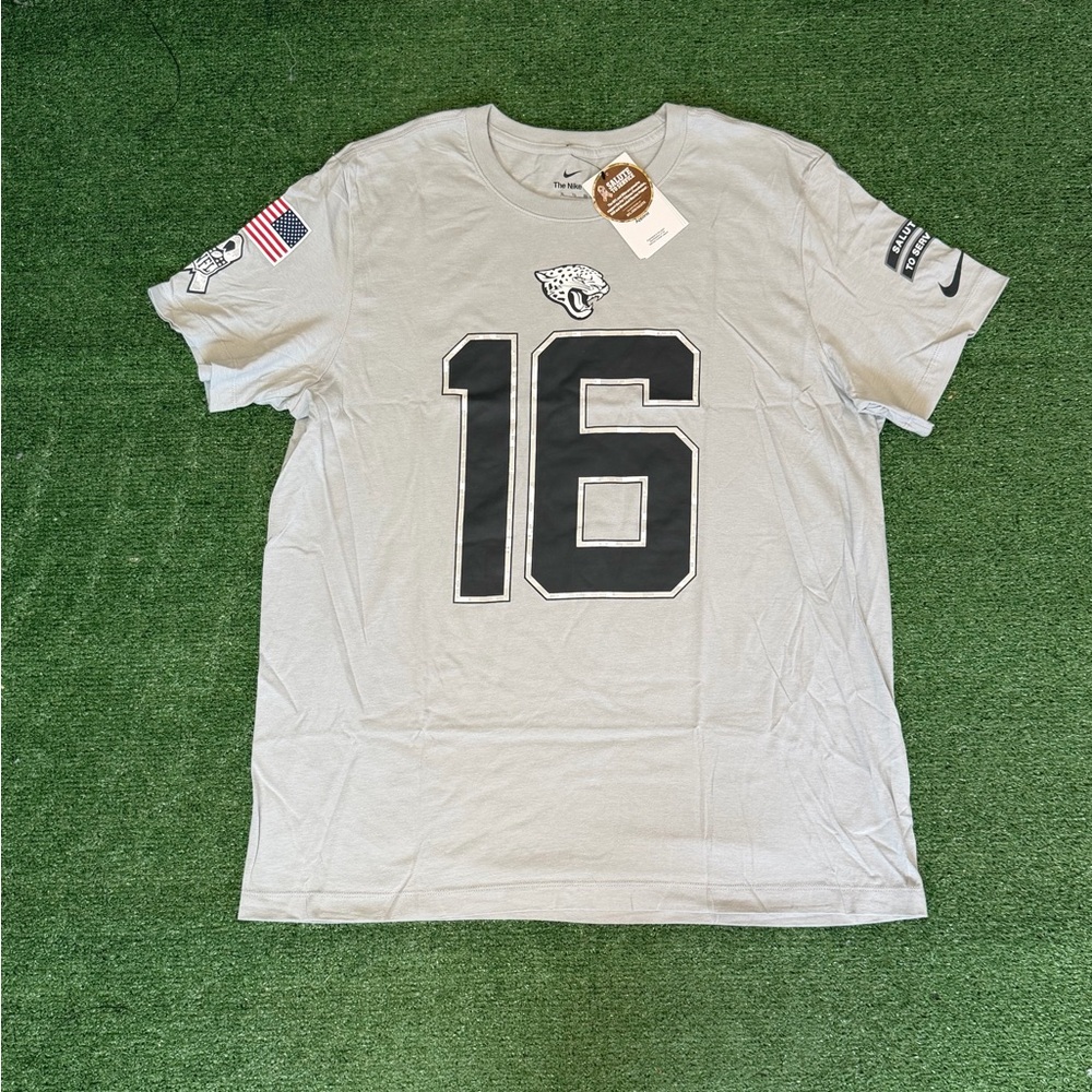 Nike Trevor Lawrence Jacksonville Jaguars Salute To Service Shirt Mens XL Gray